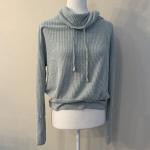 Anthropologie Saturday Sunday Waffle Knit Pullover Sweater Woman's Medium